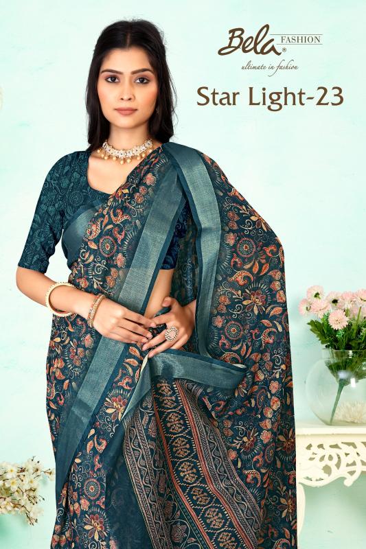 Bela Star Light Vol 23 Catalog baby pink saree buy online india