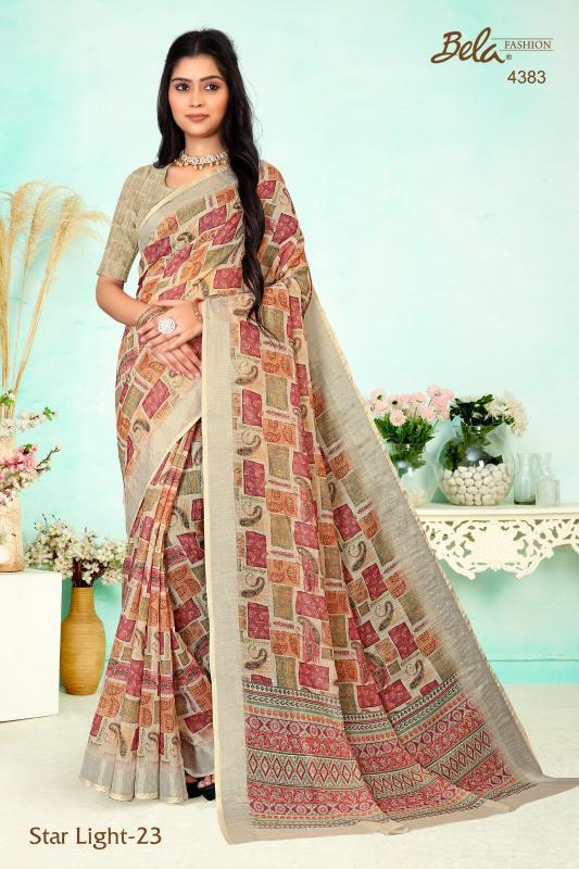 Bela Star Light Vol 23 Catalog baby pink saree buy online india