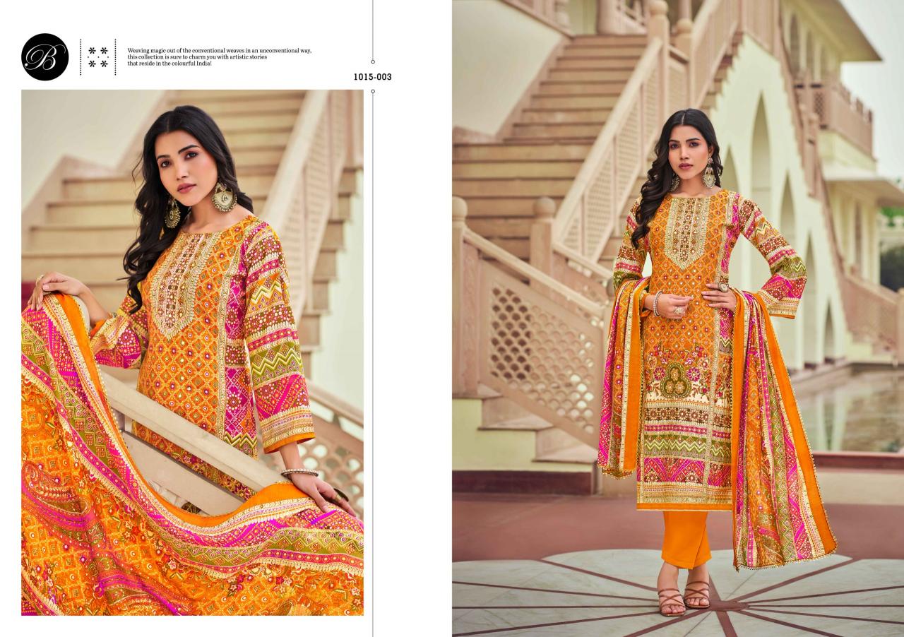 Belliza Nusrat Vol 3 best wholesaler of dress materials in surat