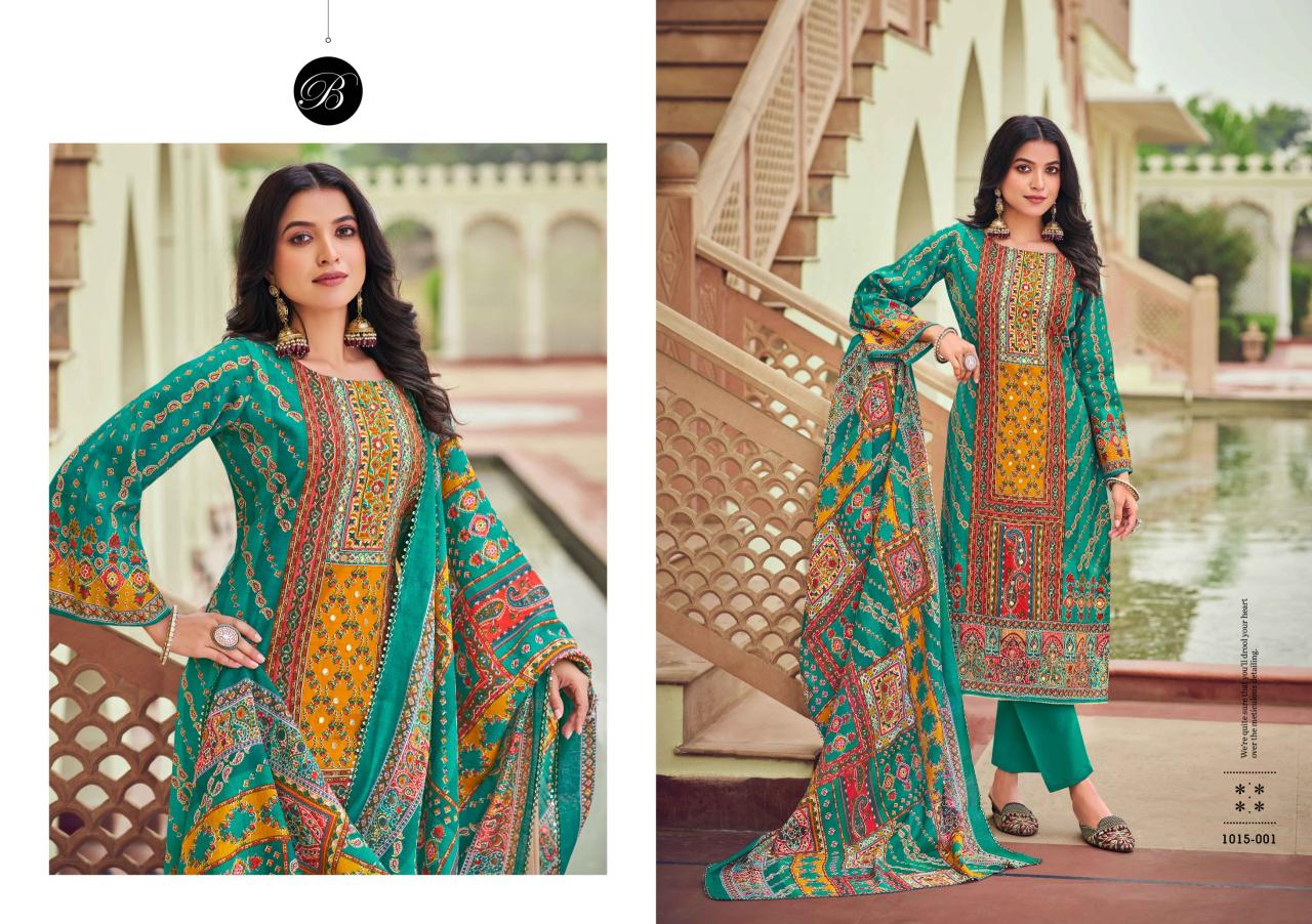 Belliza Nusrat Vol 3 best wholesaler of dress materials in surat