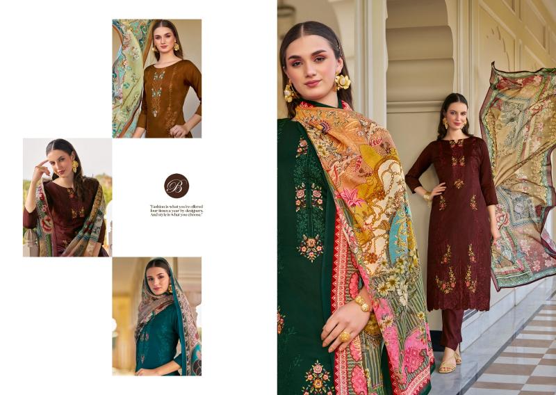 Belliza Zarqash Vol 2 Catalog dress material wholesalers in chandigarh