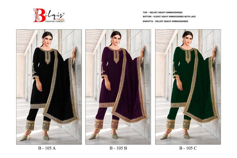 Bilqis B 105 ABC pakistani suits wholesalers in chandni chowk