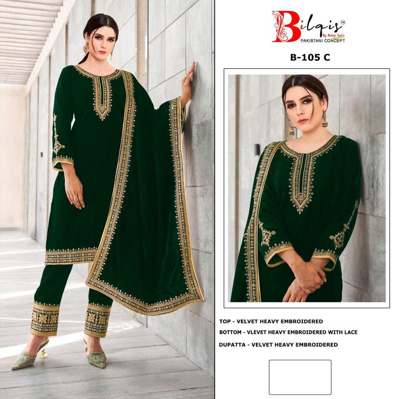 Bilqis B 105 ABC pakistani suits wholesalers in chandni chowk