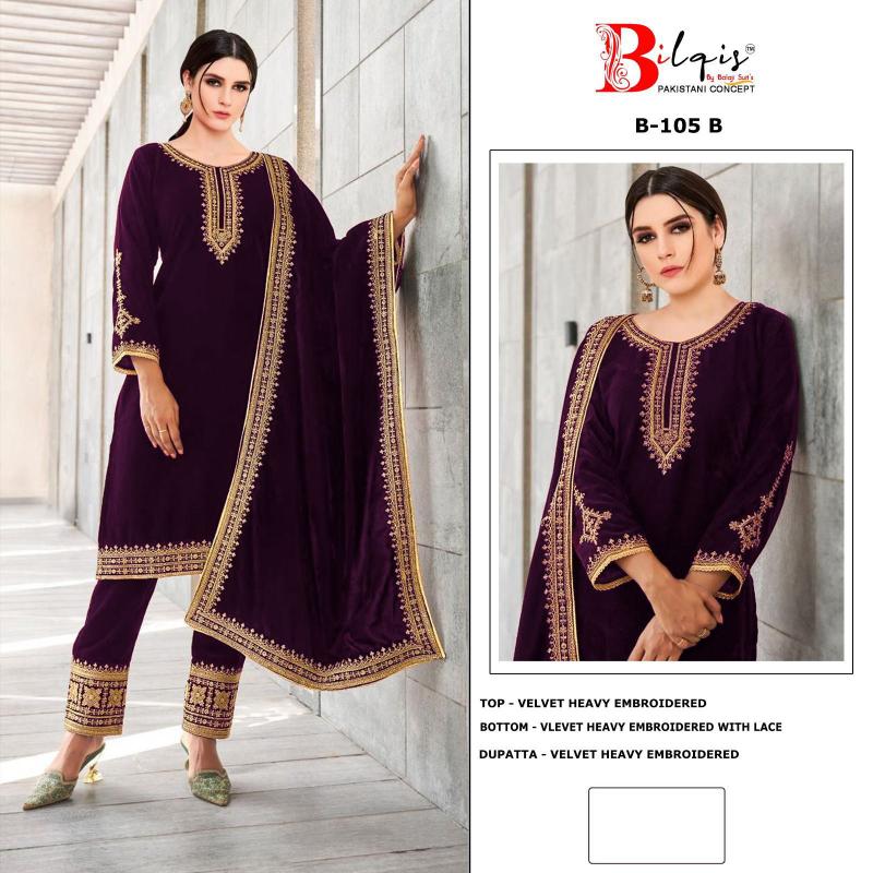 Bilqis B 105 ABC pakistani suits wholesalers in chandni chowk