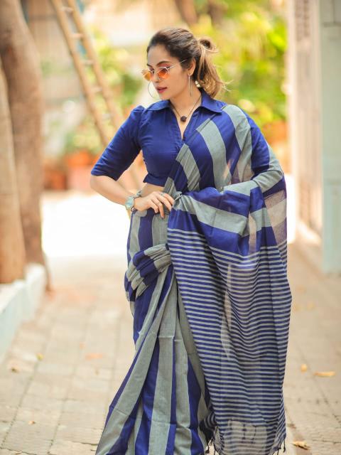 Blousewala khadi cotton Vol 2 cotton sarees online india