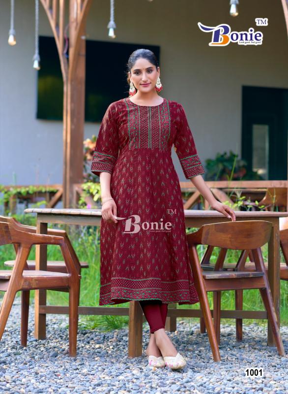 Bonie Aadhya Catalog low range kurti manufacturer in surat