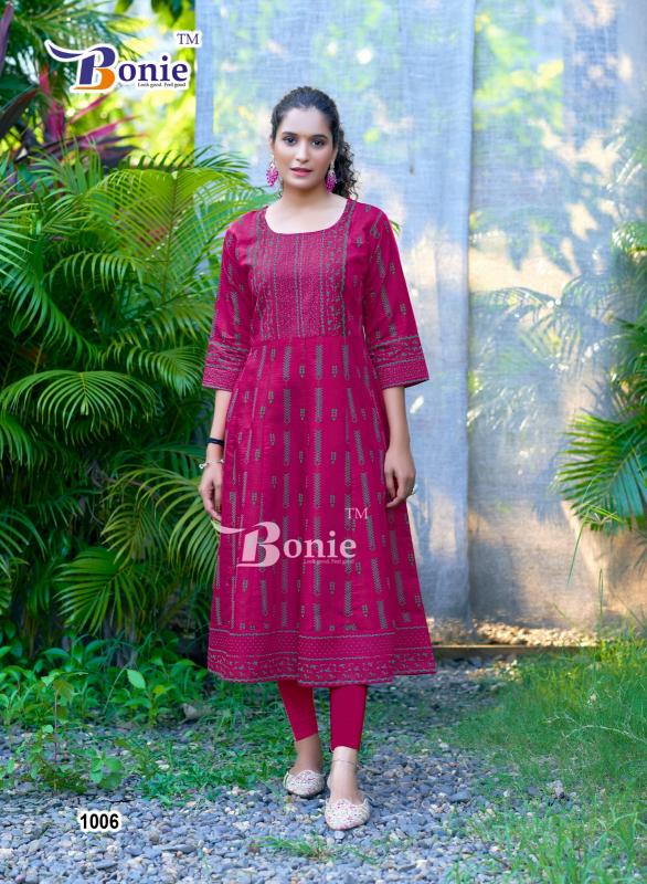 Bonie Aadhya Catalog low range kurti manufacturer in surat