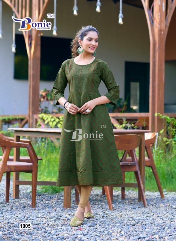 Bonie Aadhya Catalog low range kurti manufacturer in surat