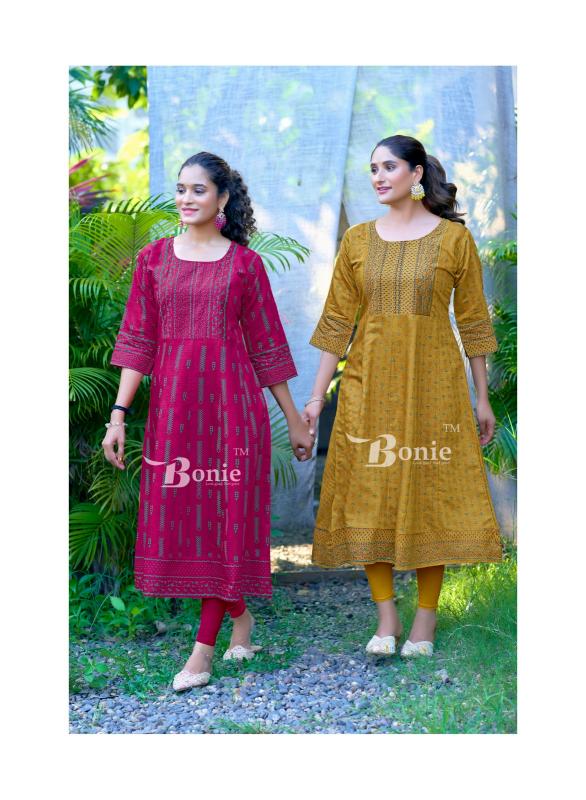 Bonie Aadhya Catalog low range kurti manufacturer in surat