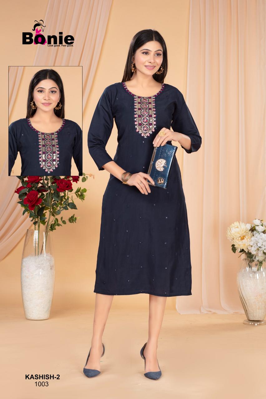 Bonie Kashish Vol 2 kurti india meaning