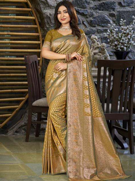 Bunawat Amritulya Silk top saree shopping destinations in india