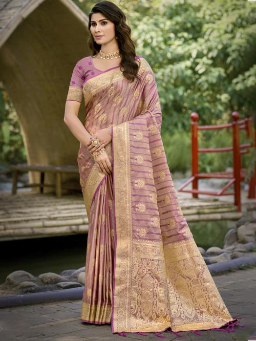 Bunawat Pitambari golden border saree online india