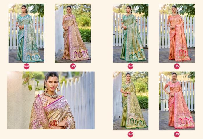 Bunawat Saraswati buy latest pure silk sarees online india