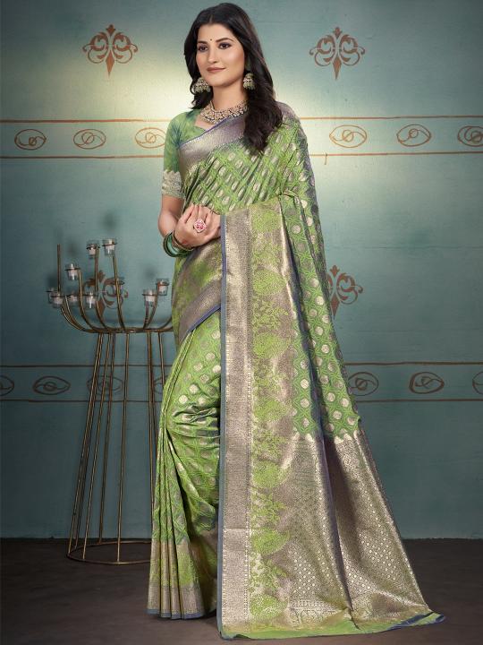 Bunawat Shourya Silk Catalog baluchari silk saree online in india