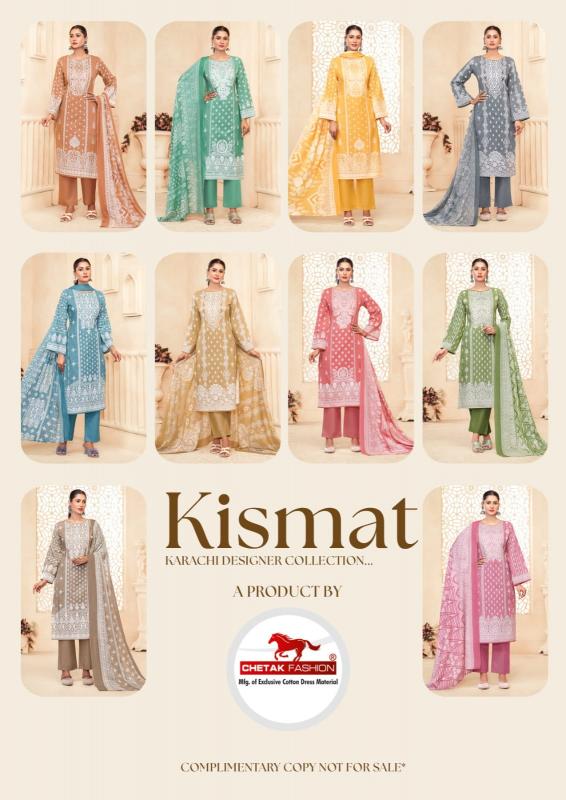 Chetak Kismat Vol-01 – Karachi Dress Material - Wholesale Catalog