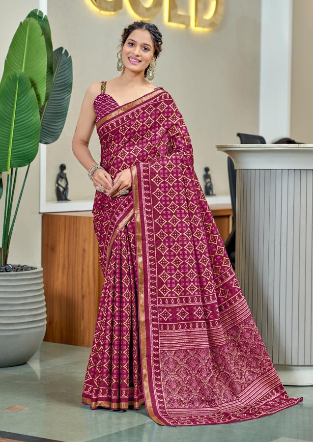 Dazira Df Sudha S Natural block print sarees online india