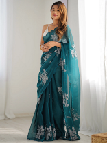 Dazira Meera 255 Party Wear Embroidery Worked Jimmy Choo wedding party saree online india