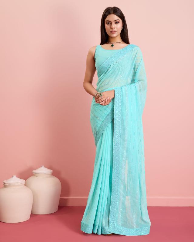 Dazira Pankhudi 2 Fancy Georgette saree transparent south india actress