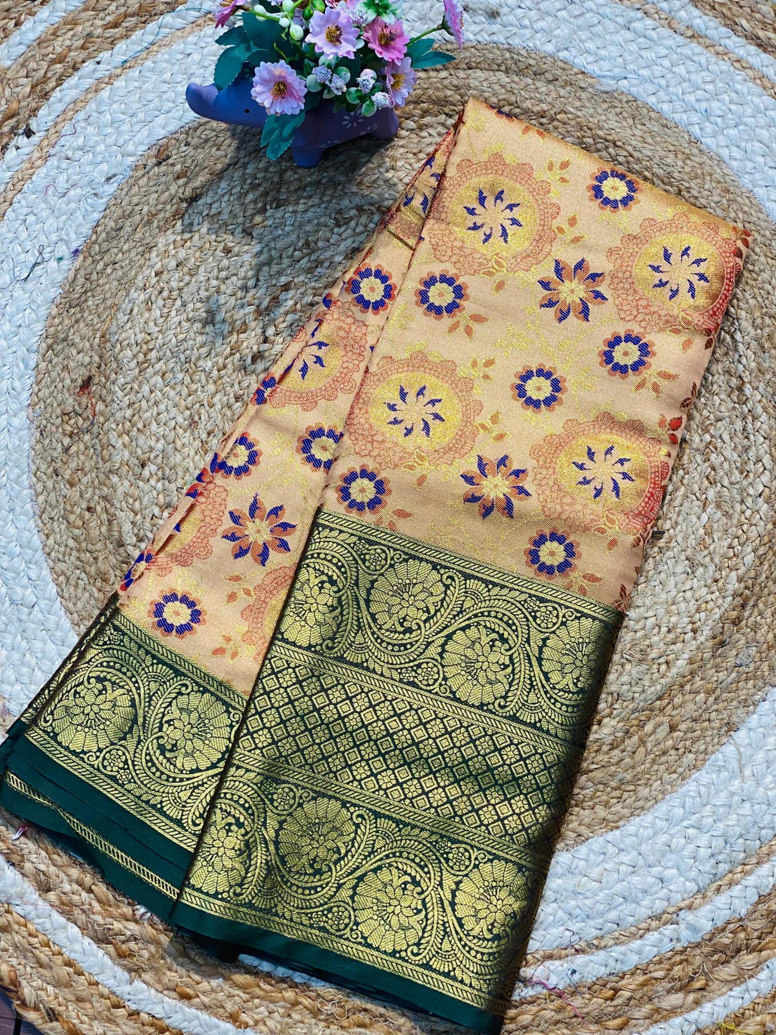 Dazira Pushpa Vol 4 Kanjivaram Silk Saree Wholesale Catalog