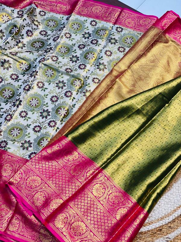 Dazira Pushpa Vol 4 Kanjivaram Silk Saree Wholesale Catalog