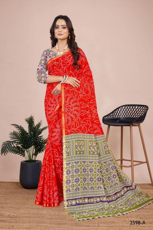 Dazira Rangt  bandhani sarees online in india