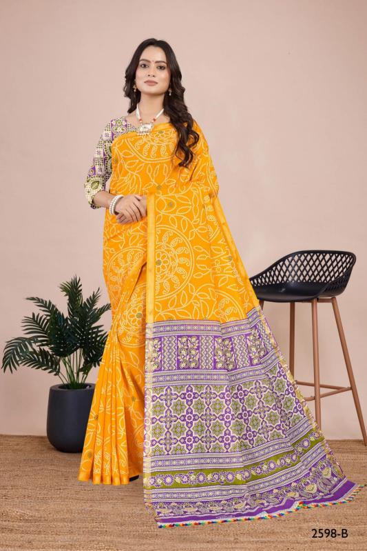 Dazira Rangt  bandhani sarees online in india