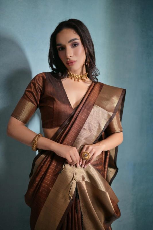 Dazira Soft Banarasi raw silk sarees online india