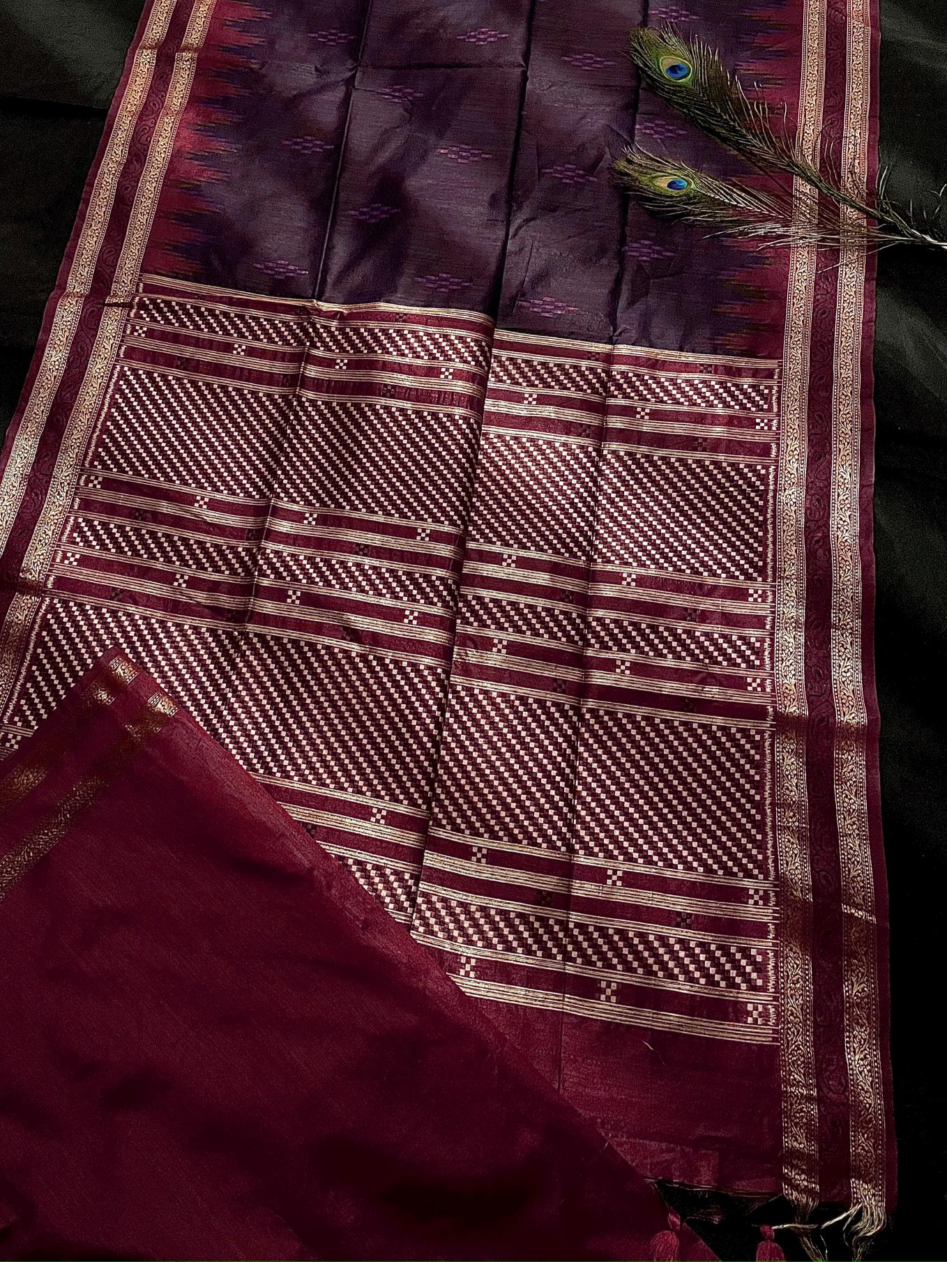 Dazira Soft Tussar Silk temple sarees of south india