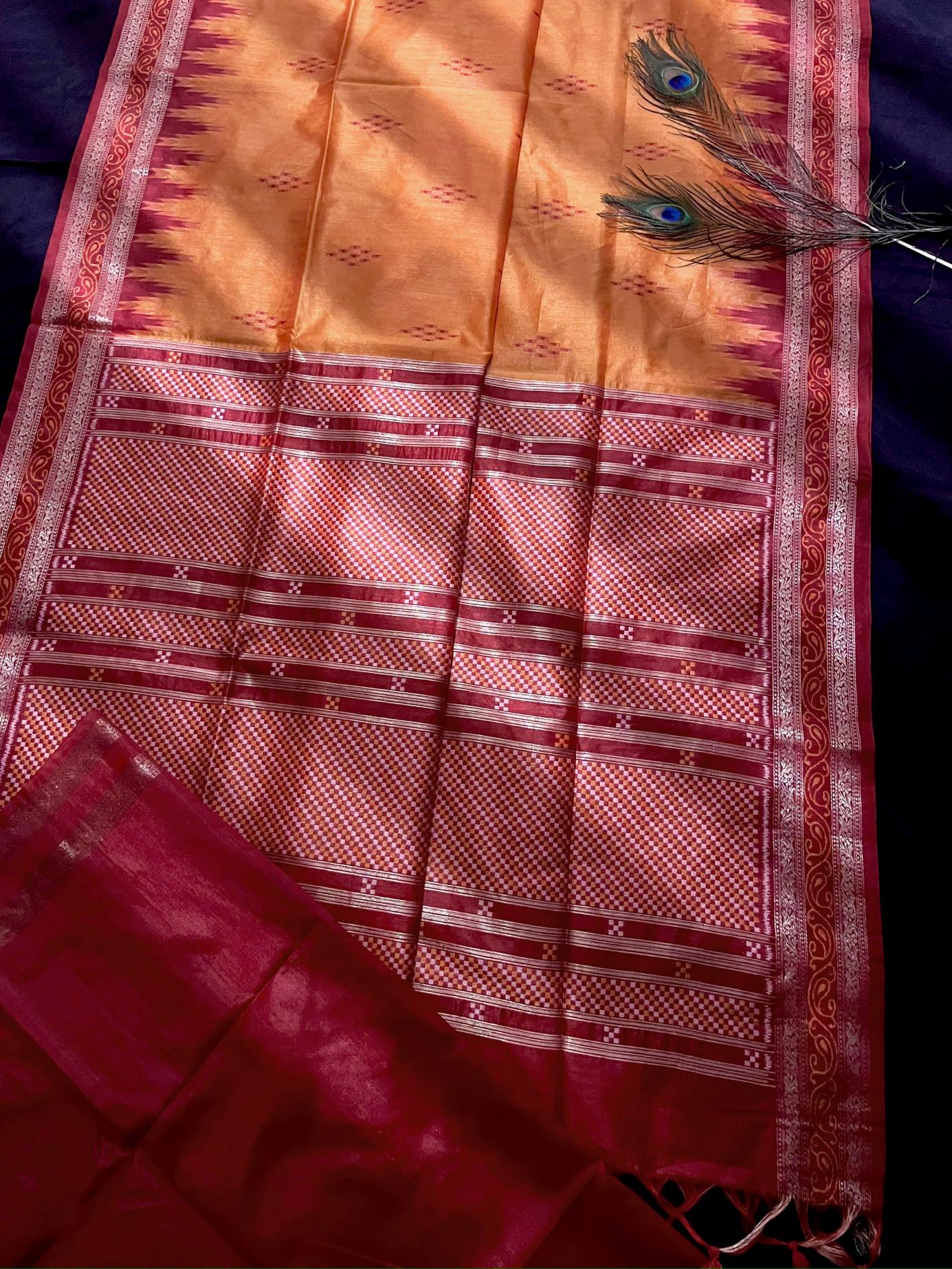 Dazira Soft Tussar Silk temple sarees of south india