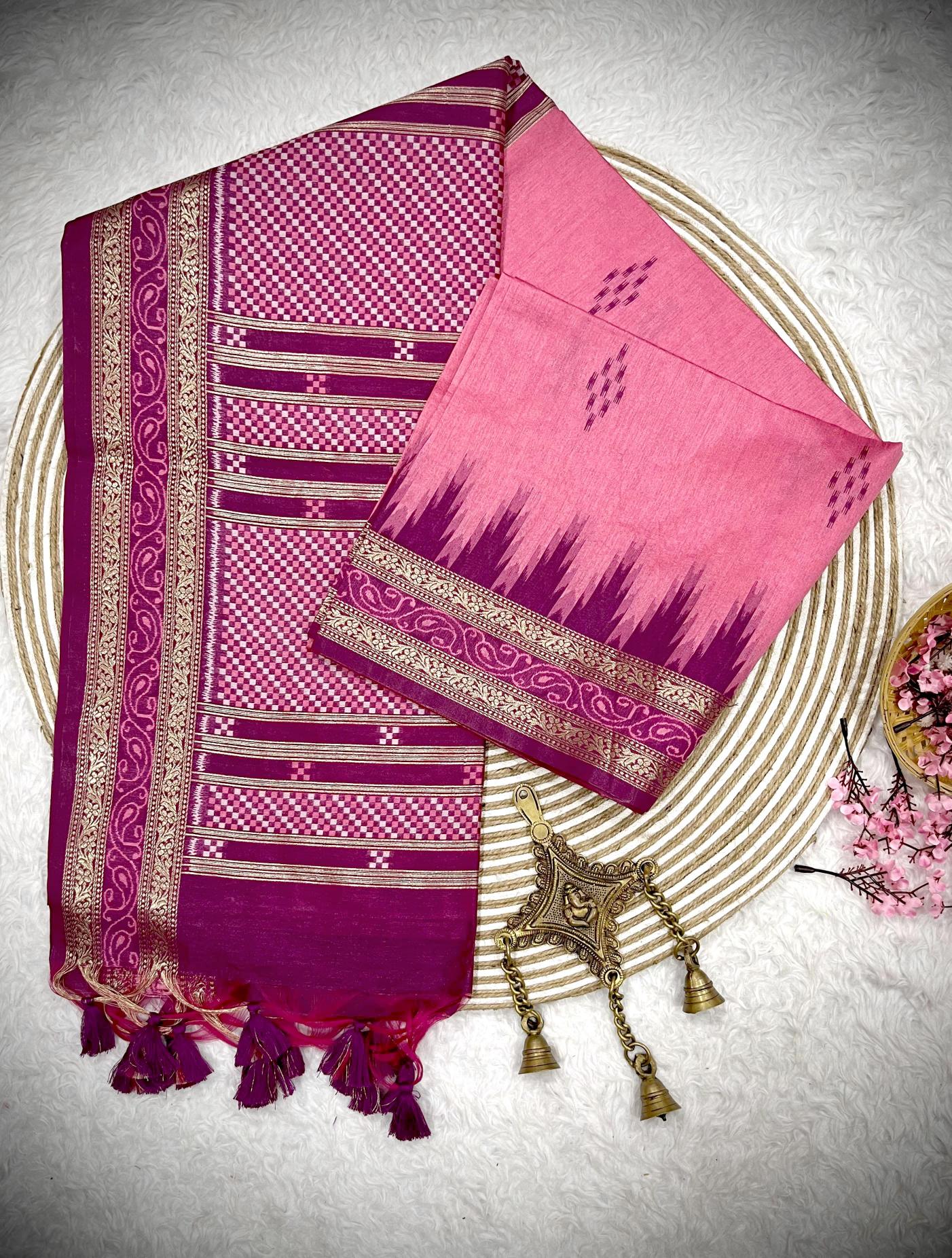 Dazira Soft Tussar Silk temple sarees of south india