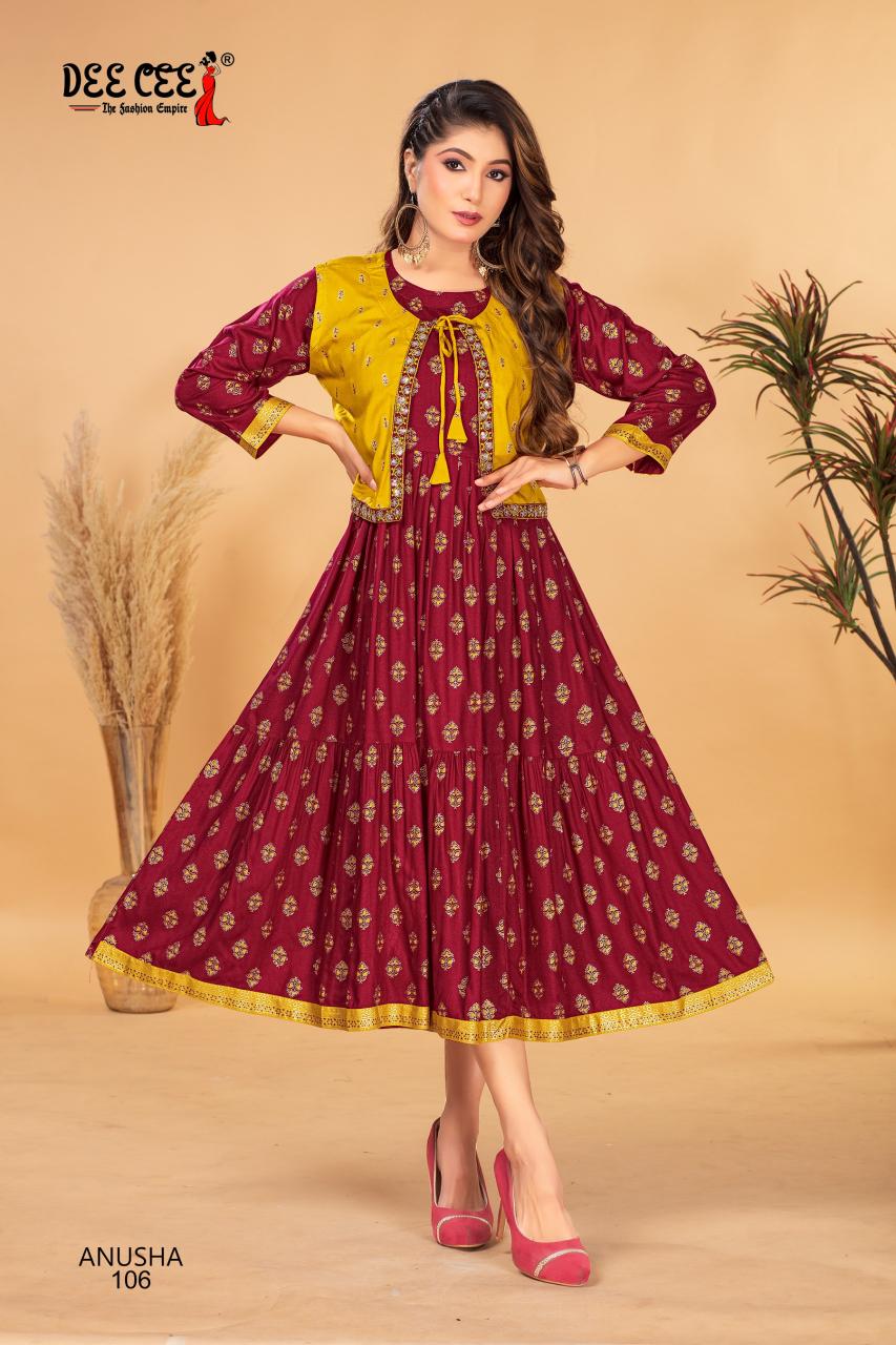 Deecee Anusha  buy kurti with jacket online india