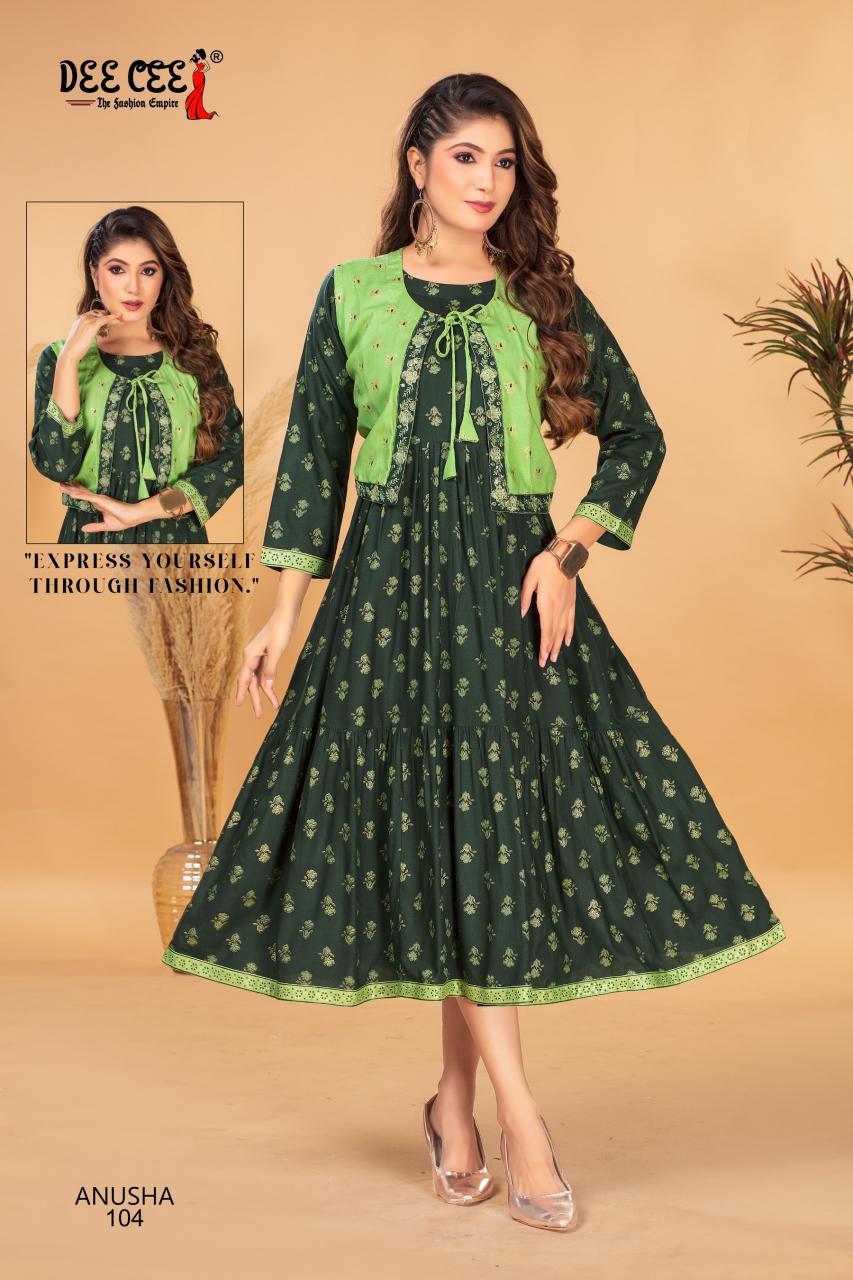 Deecee Anusha  buy kurti with jacket online india