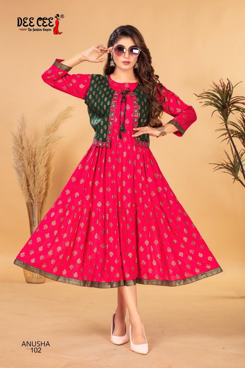 Deecee Anusha  buy kurti with jacket online india