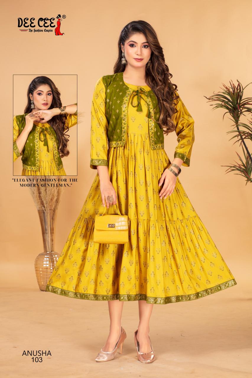 Deecee Anusha  buy kurti with jacket online india