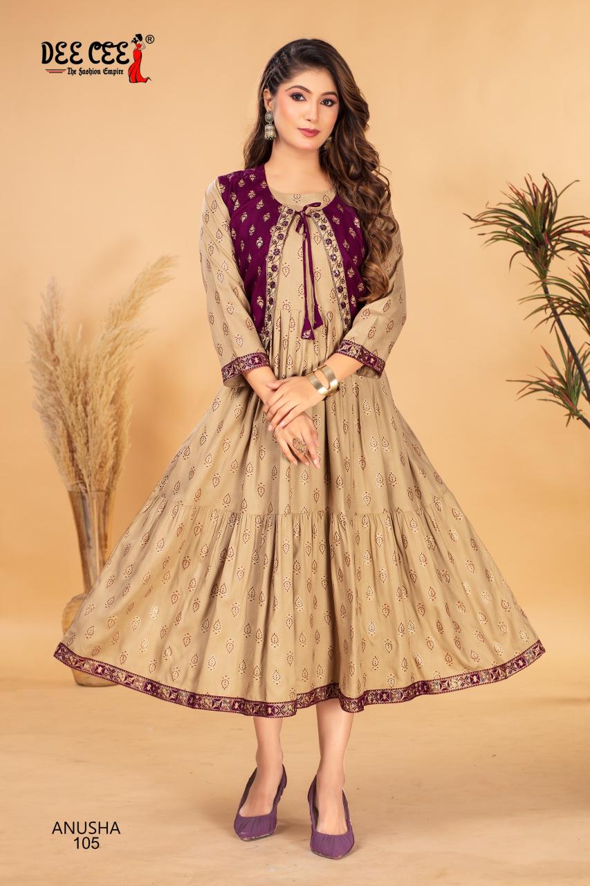 Deecee Anusha  buy kurti with jacket online india