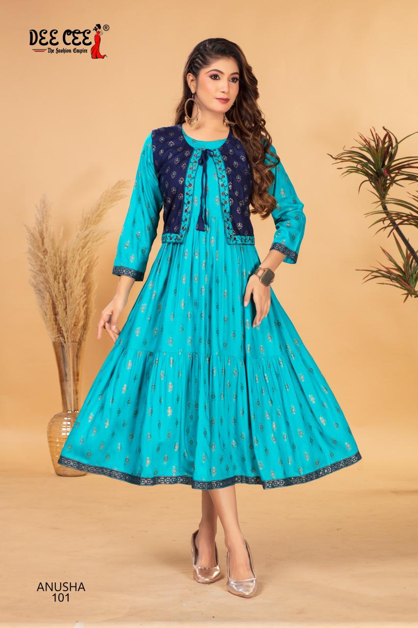 Deecee Anusha  buy kurti with jacket online india