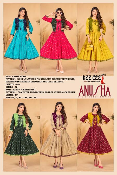 Deecee Anusha  buy kurti with jacket online india