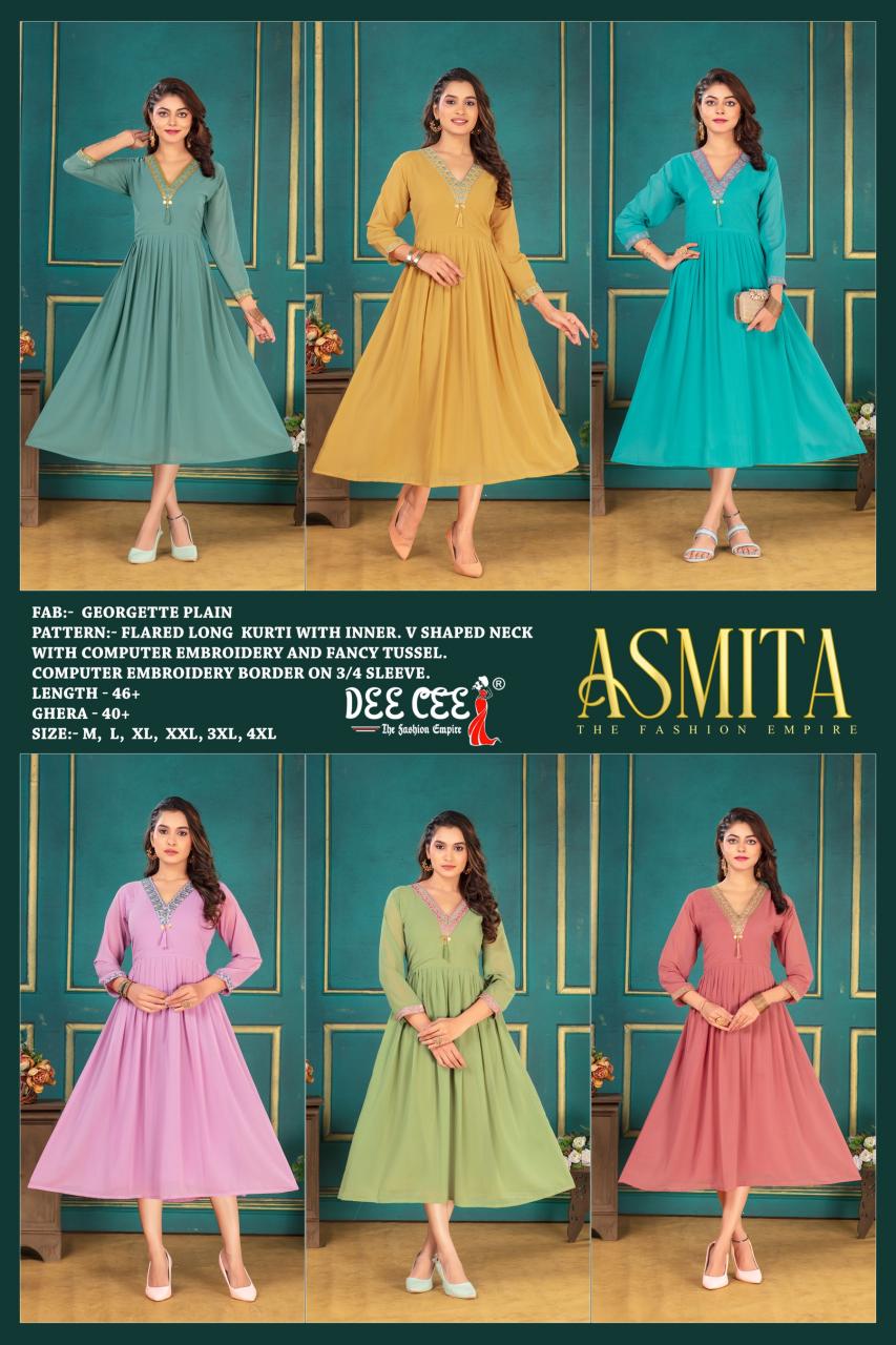 Deecee Asmita Catalog wholesale rate kurtis online