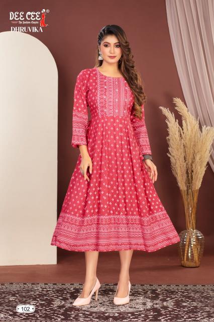 Deecee Dhruvika Catalog best online kurtis wholesaler