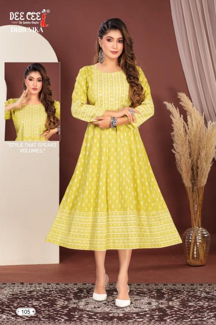 Deecee Dhruvika Catalog best online kurtis wholesaler