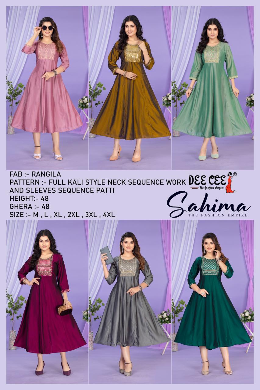 Deecee Sahima hindi kurti dev 010 india typing