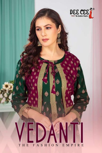 Deecee Vedanti fab india kurti with jacket