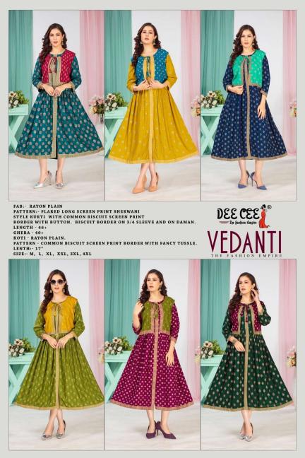 Deecee Vedanti fab india kurti with jacket