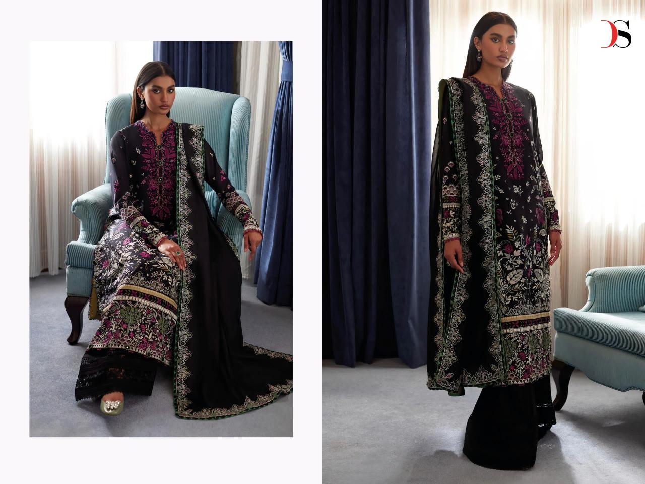 Deepsy Elan Lawn 25 Catalog suit sleeves design pakistani