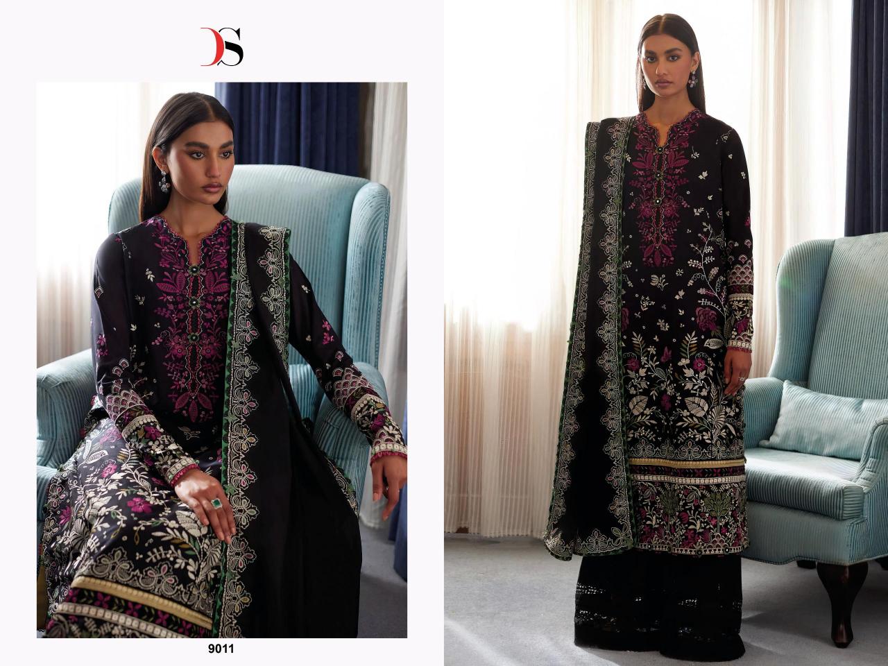 Deepsy Elan Lawn 25 Catalog suit sleeves design pakistani