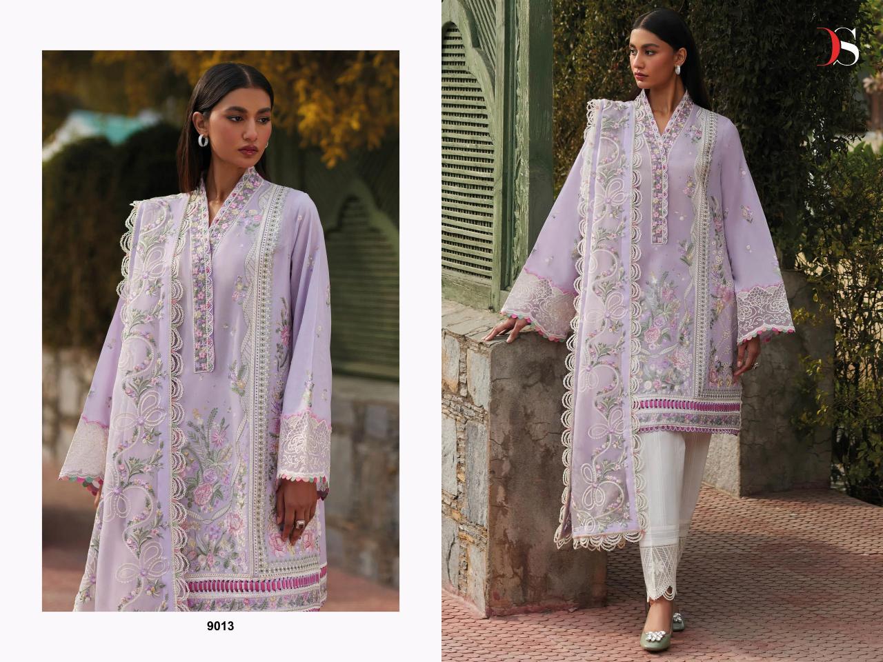 Deepsy Elan Lawn 25 Catalog suit sleeves design pakistani