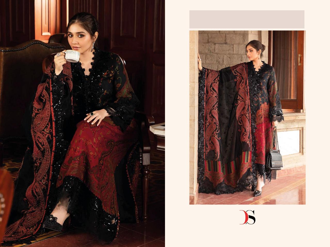 Deepsy Maria B Luxe pakistani cotton suits wholesale