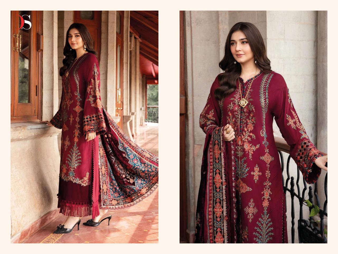 Deepsy Maria B Luxe pakistani cotton suits wholesale