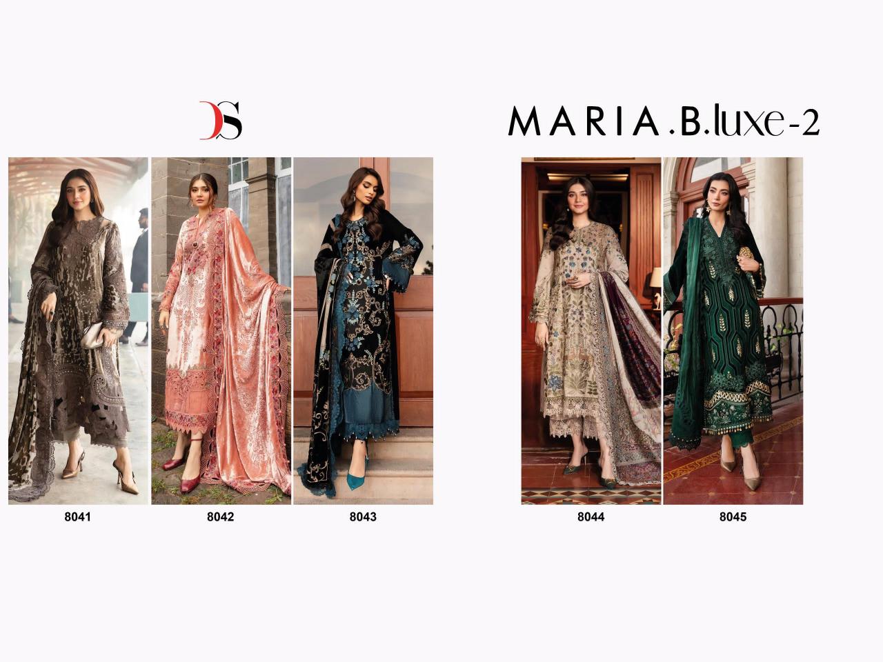 Deepsy Maria B Luxe Vol 2 pakistani designer suits wholesale in india