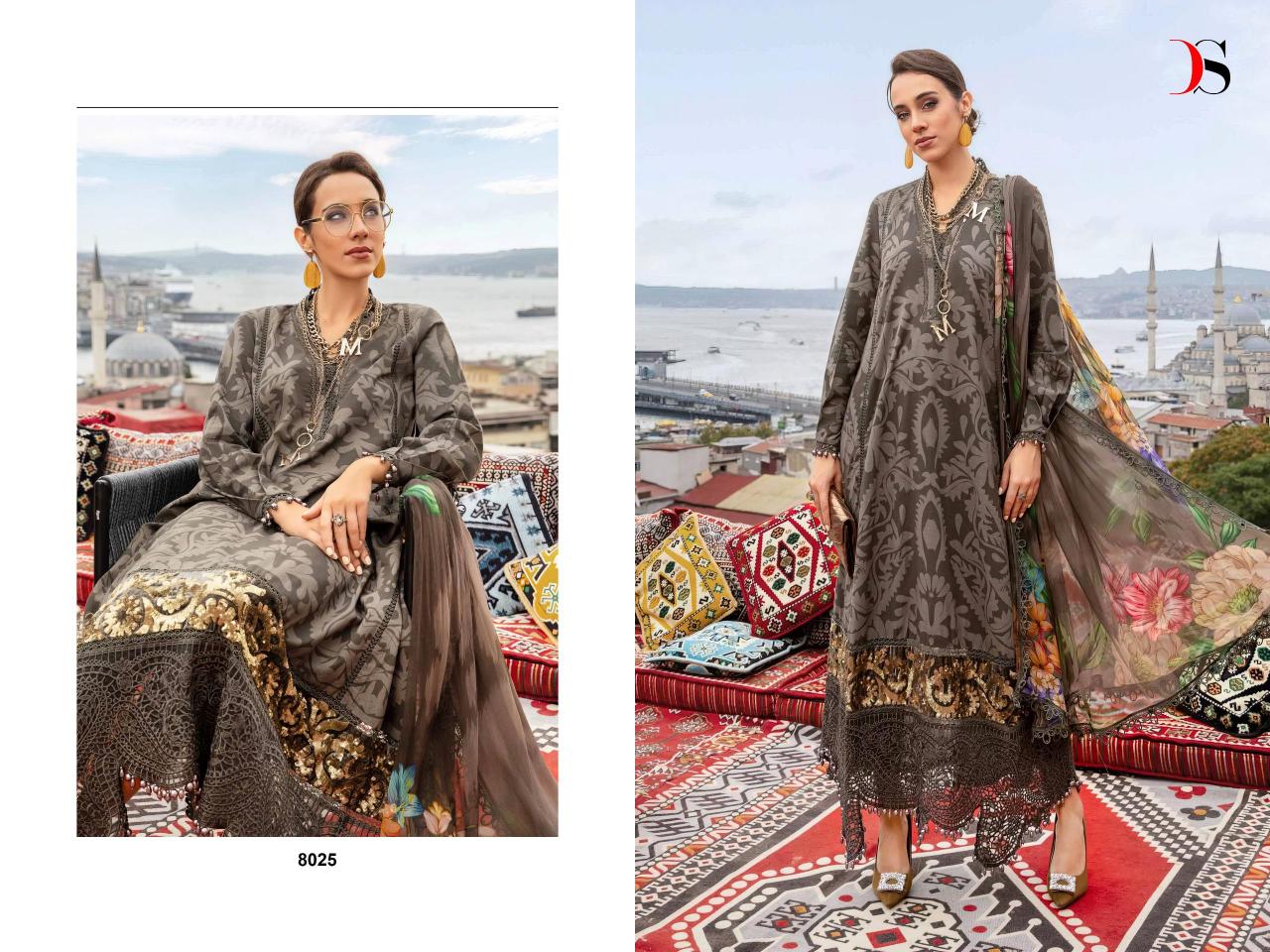 Deepsy Maria B MPrints 24 Vol 5 Chiffon Dupatta salwar kameez wholesaler forms